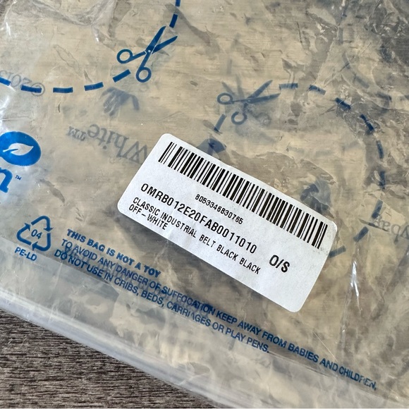 NWT Authentic OFF-WHITE Classic Industrial Belt - Picture 11 of 11